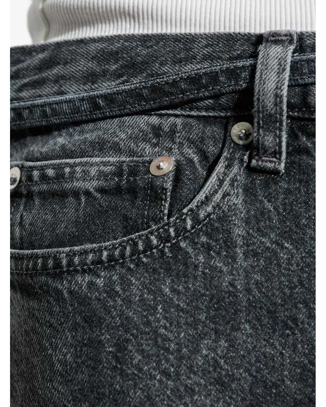Samsøe & Samsøe Gray Logo-Patch Jeans
