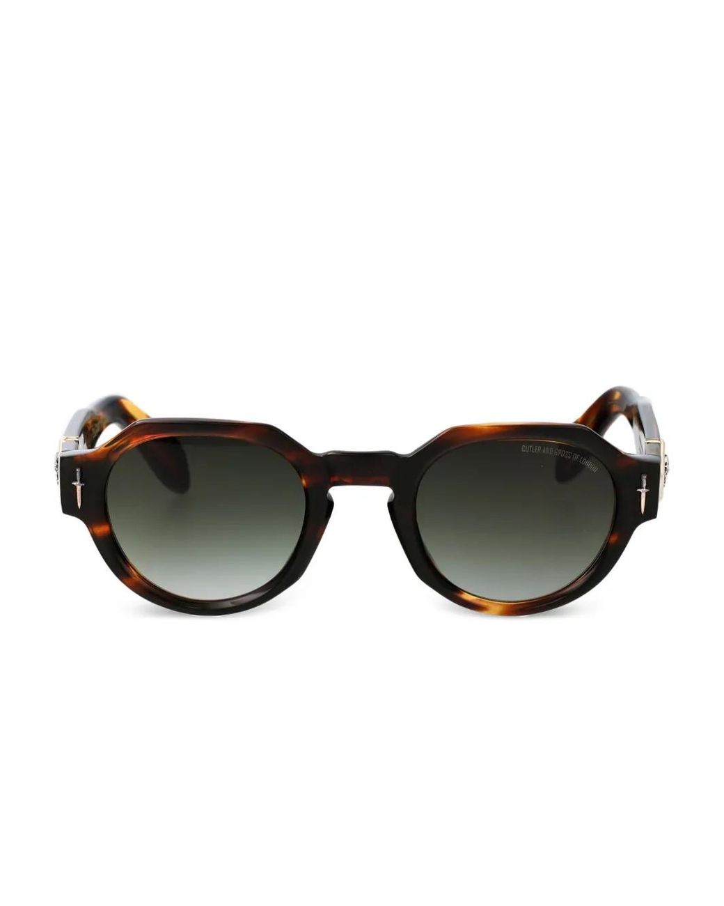 Cutler & Gross Black The Great Frog Round-Frame Sunglasses