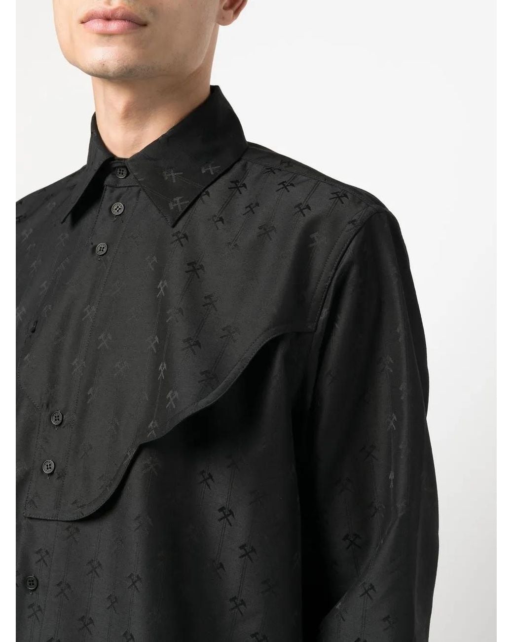 Camisa Con Botones GmbH de hombre de color Black