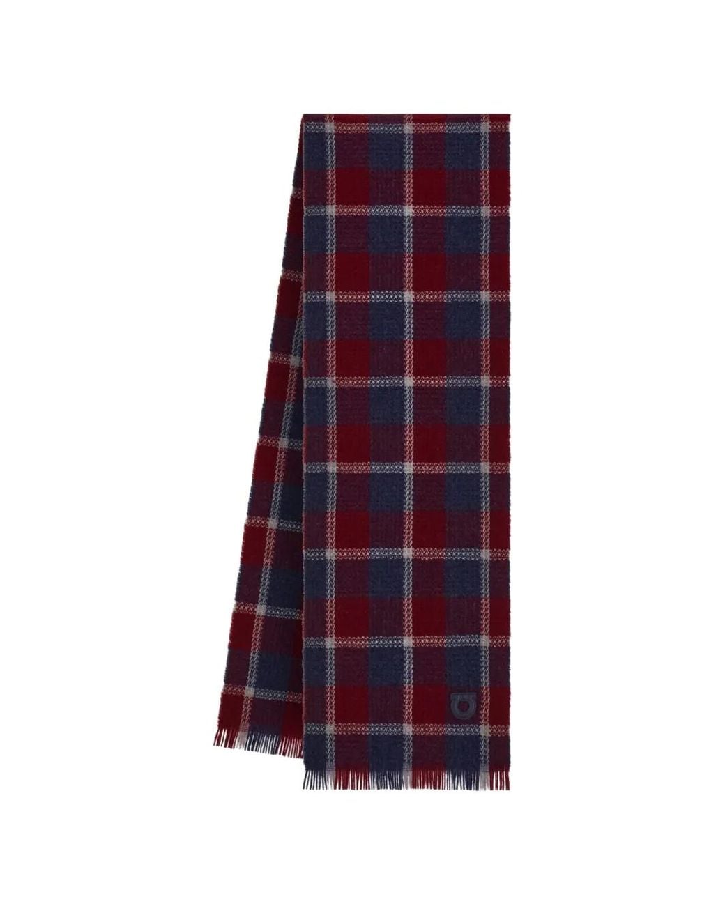 Ferragamo Purple Cashmere-Blend Scarf for men