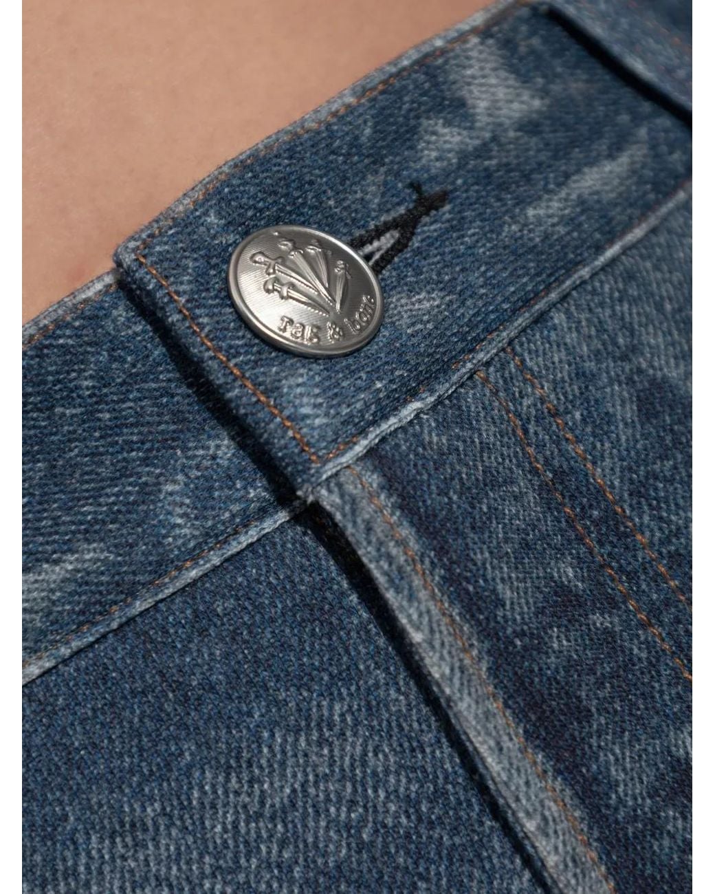 Rag & Bone Blue Cosmos Shorts