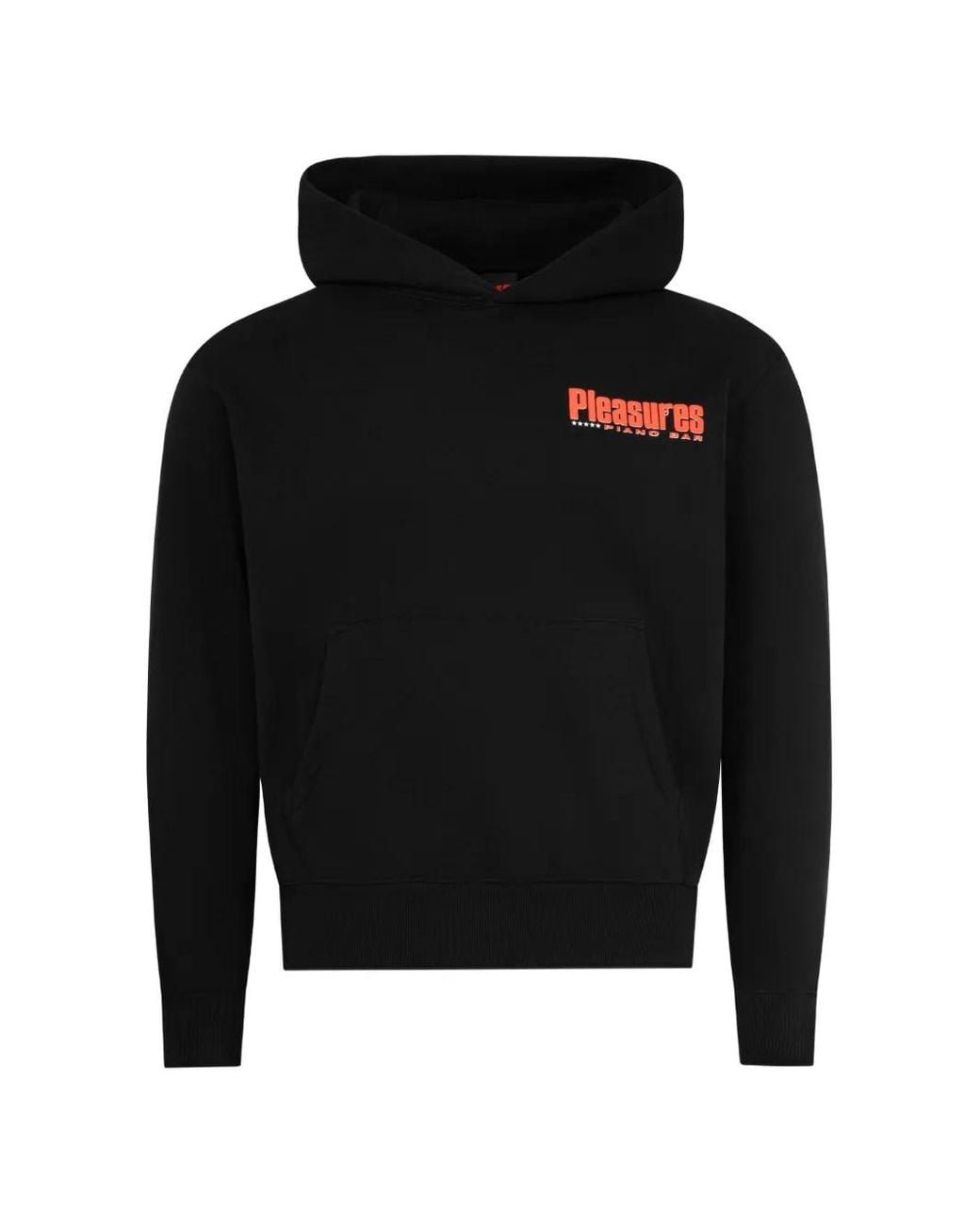 Pleasures Black Pano Bar Hoodie for men