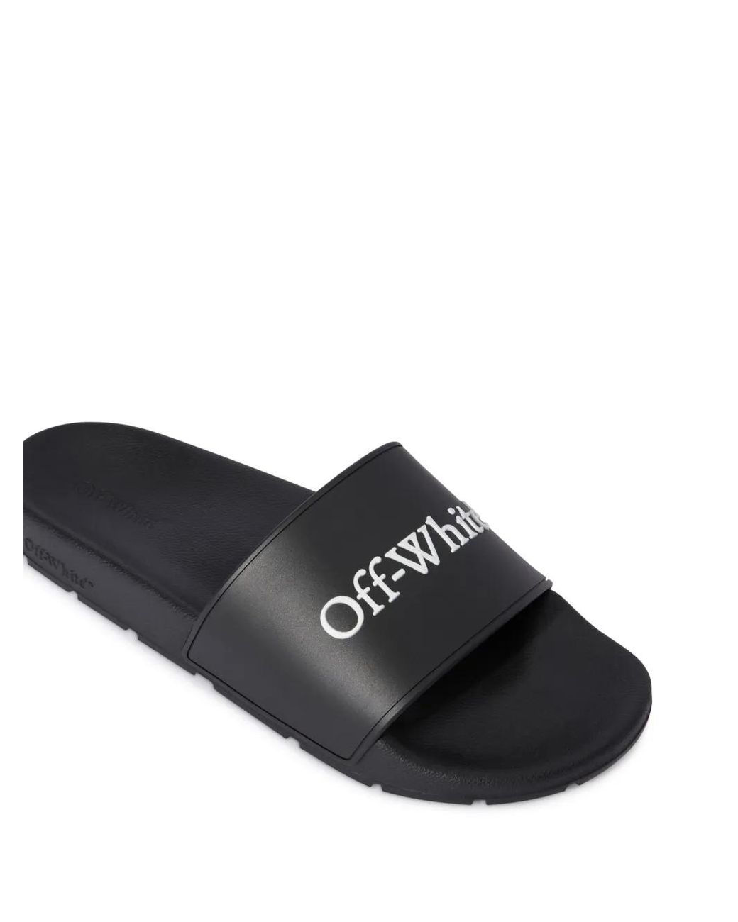 Off-White c/o Virgil Abloh Black Off Bookish Sliders for men