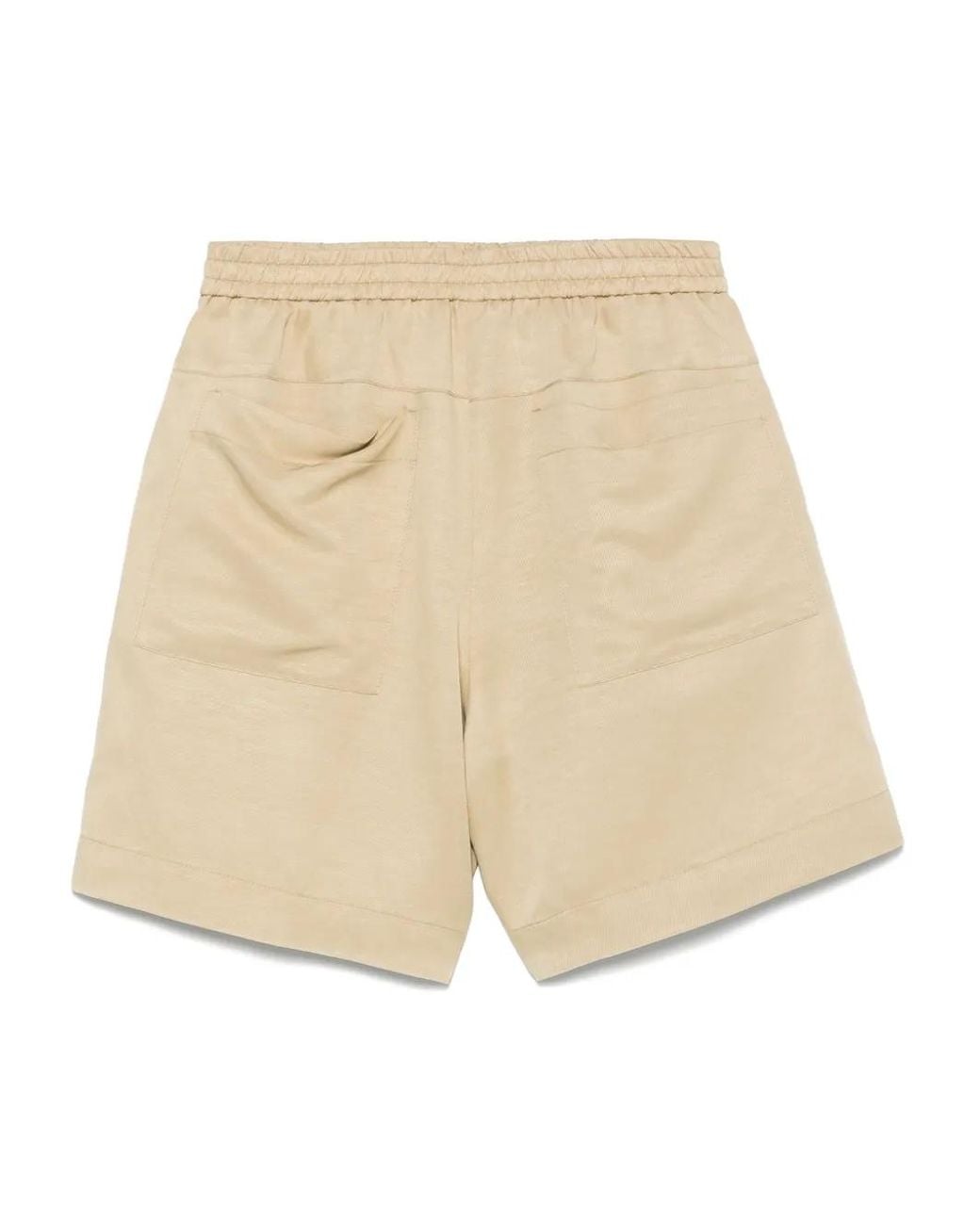 Nude Natural Twill Shorts