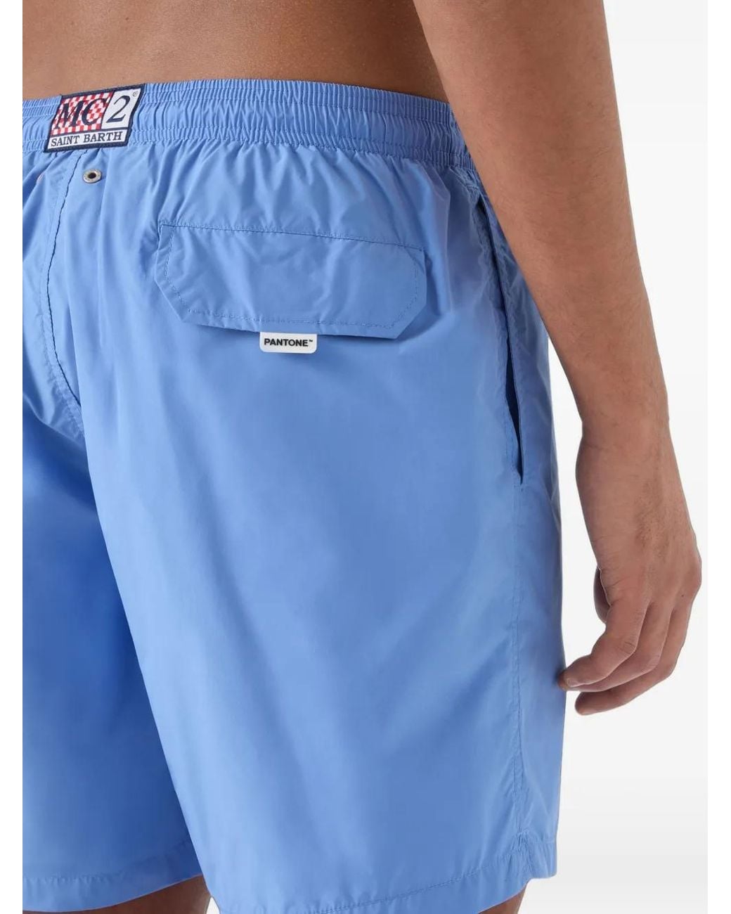 Mc2 Saint Barth Blue Lighting Pantone Swim Shorts Special Edition for men