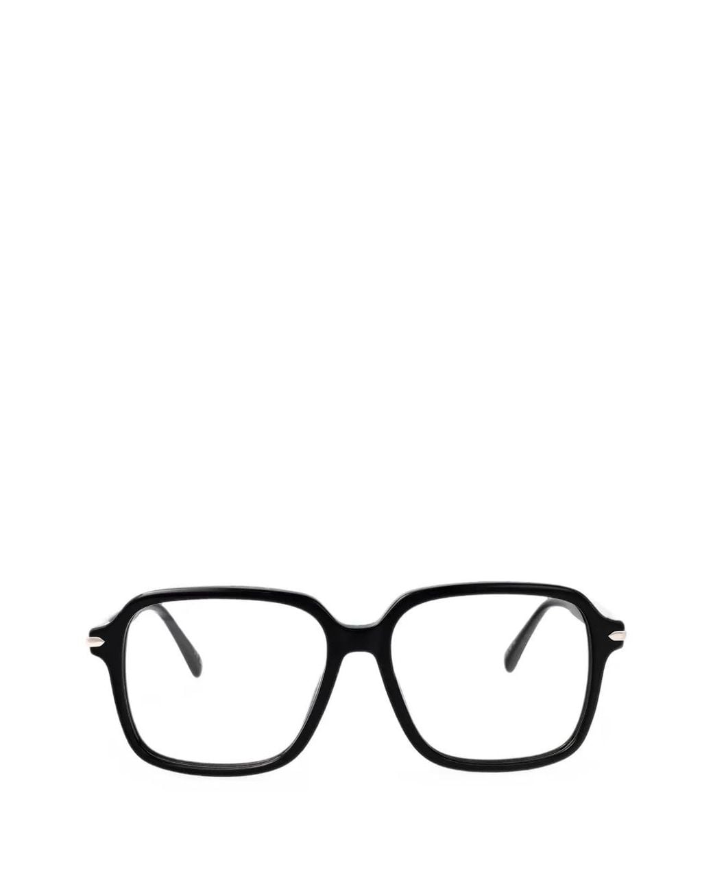 Isabel Marant Black Lunettes De Vue À Monture Carrée
