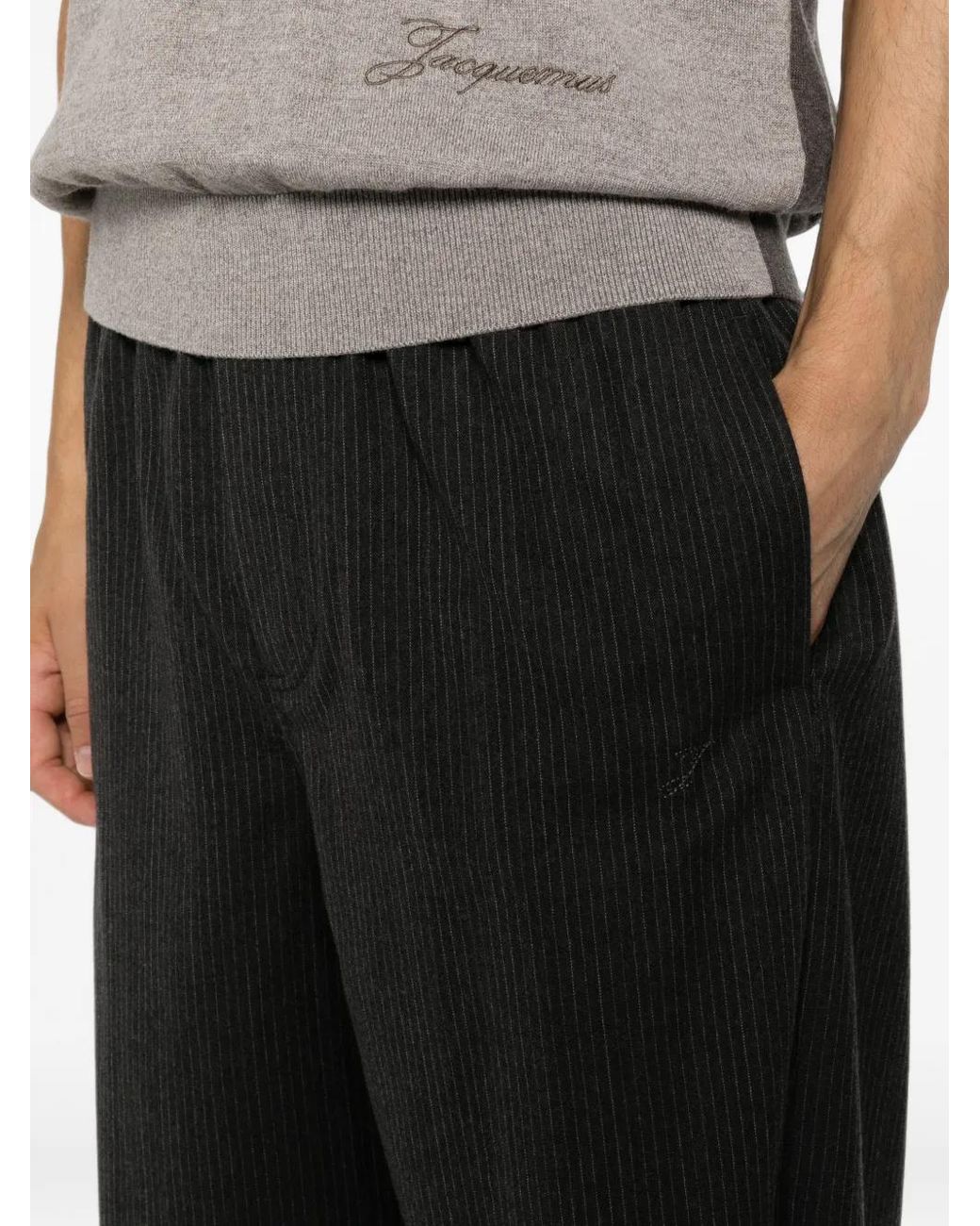 Jacquemus Gray The Miami Pants for men