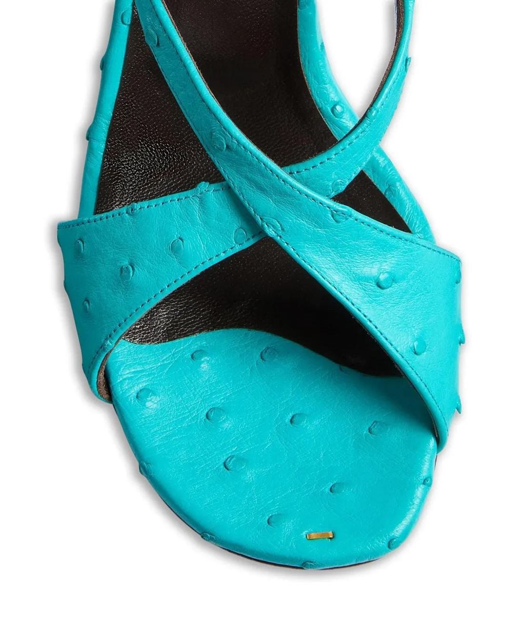 Khaite Blue Liria Sandalen mit überkreuzten Riemen