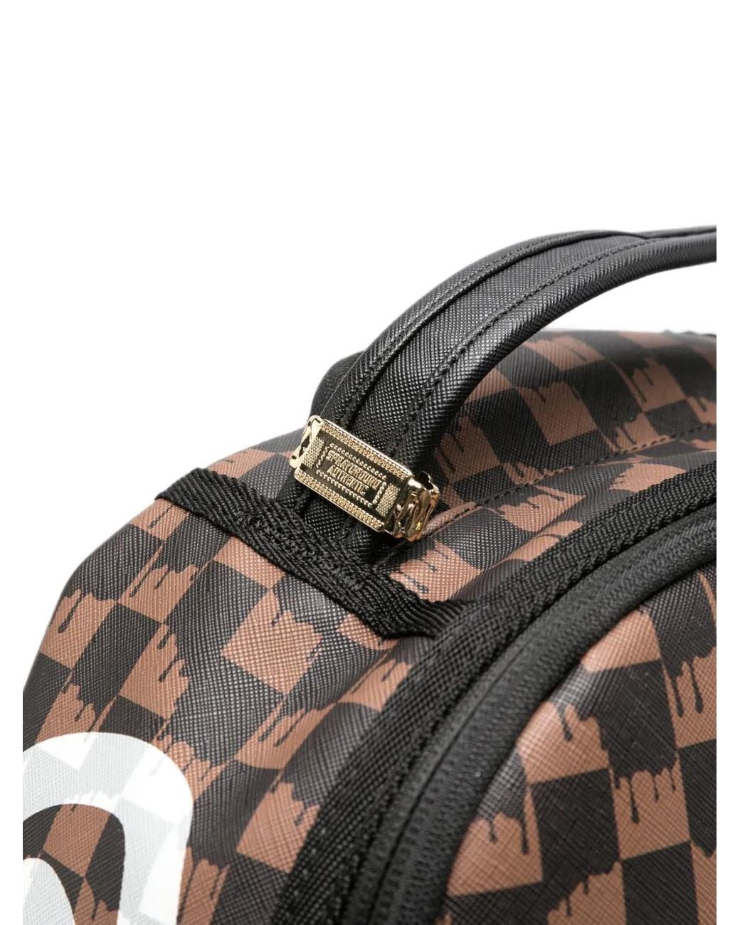 Sprayground Black Sac À Dos Shark À Carreaux