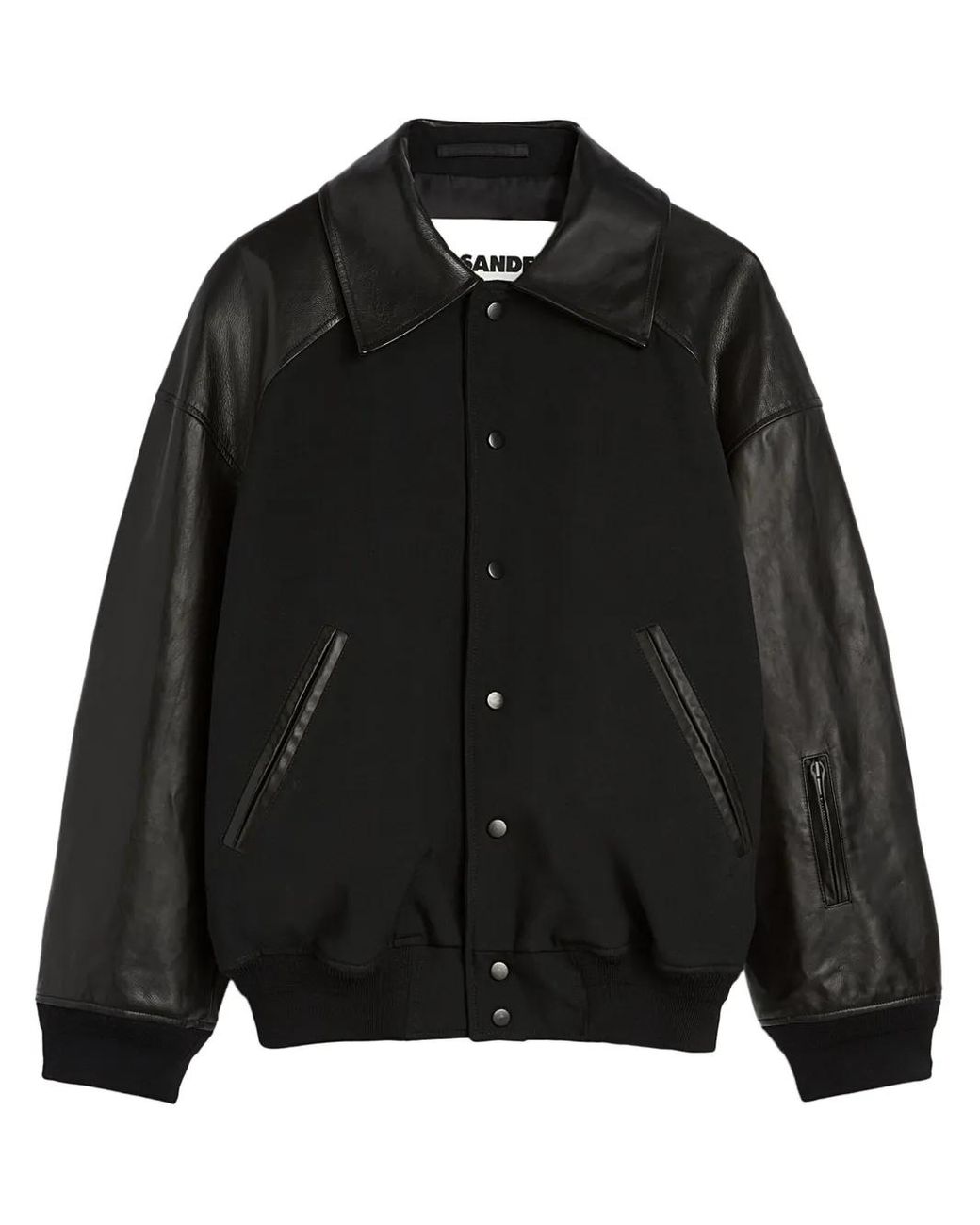 Chaqueta A Paneles Jil Sander de hombre de color Black
