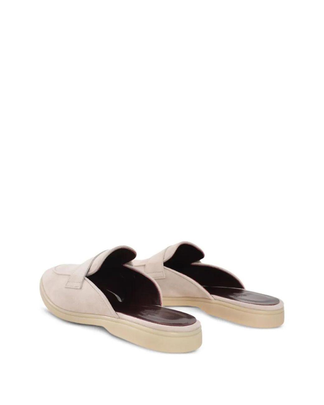 Bougeotte White Suede Mules