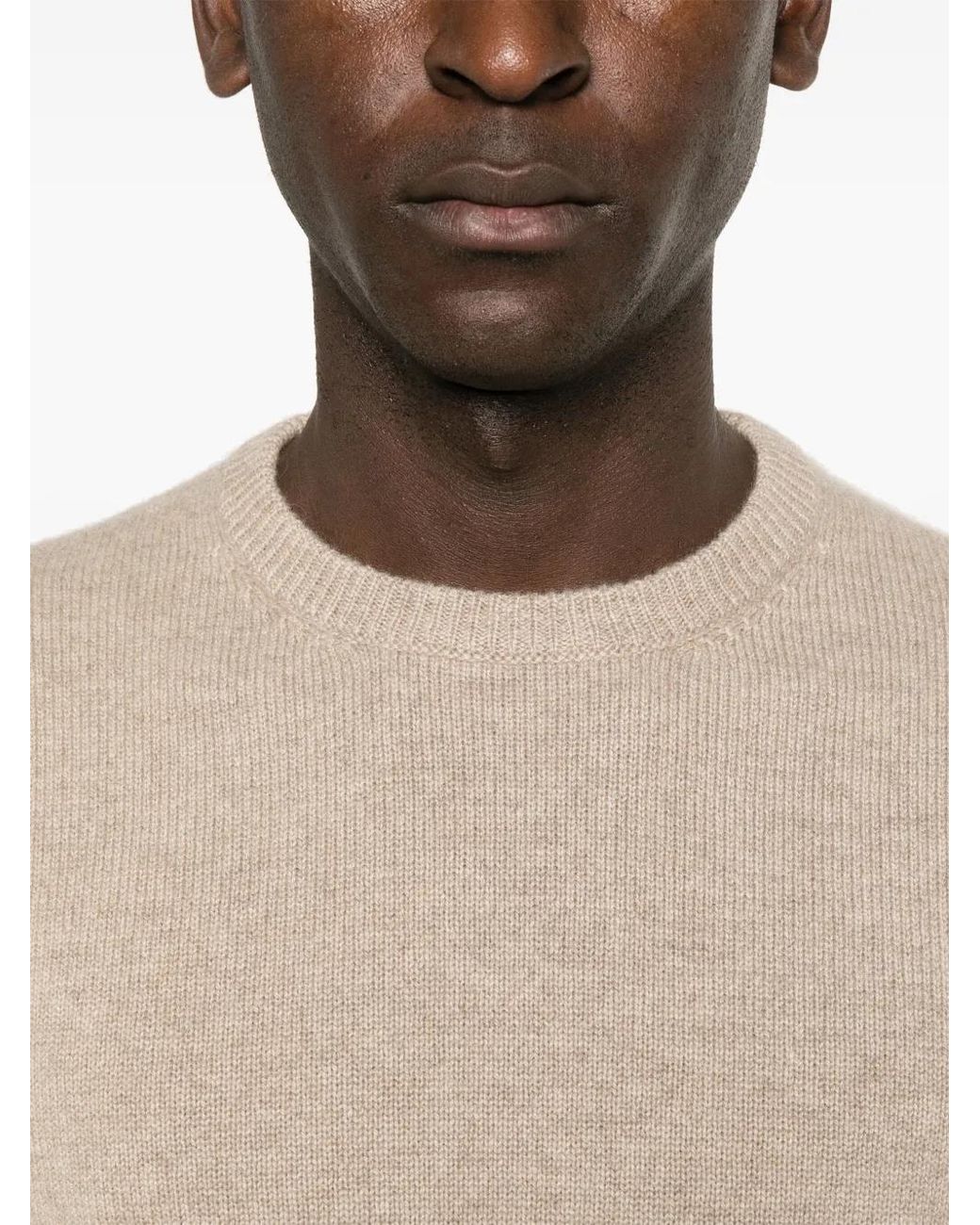 Malo Natural Cashmere Sweater for men