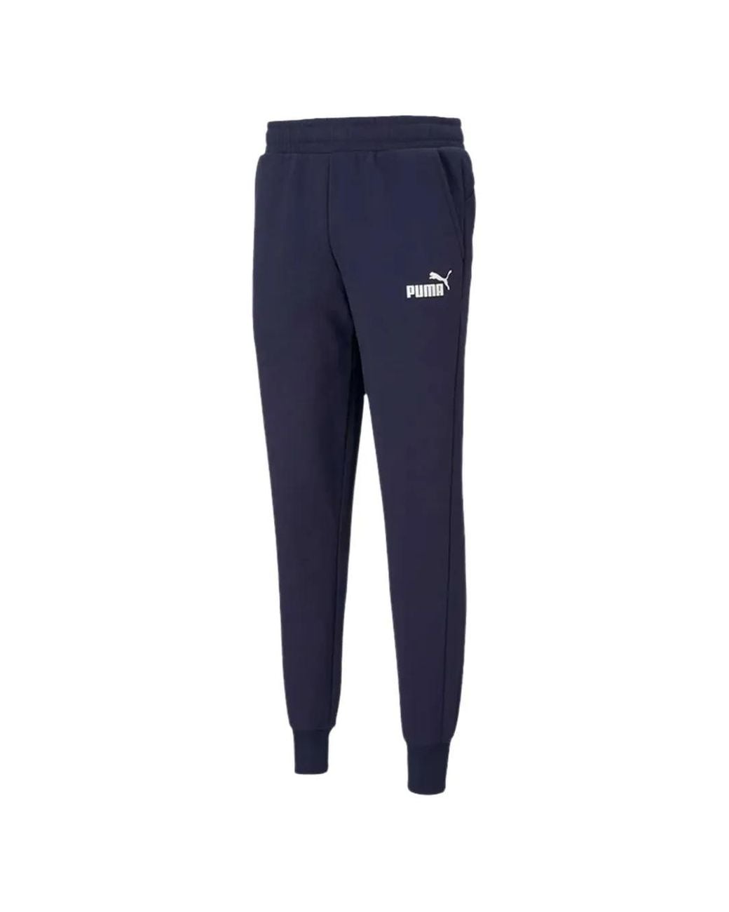 PUMA Blue Essential Logo Track Pants for men