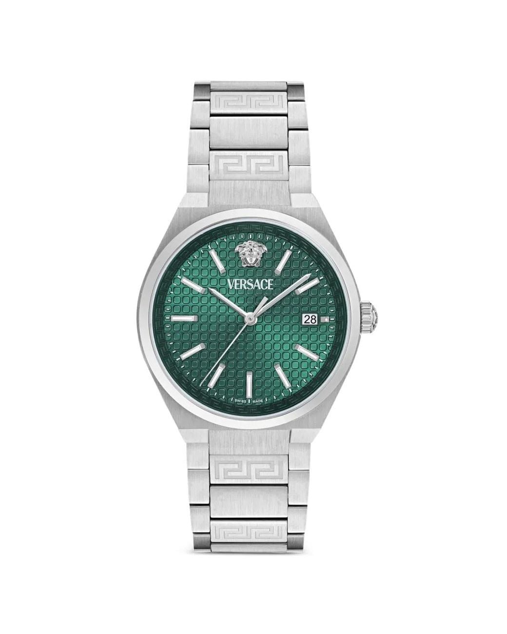 Versace Gray Montre V-Auria 39 Mm for men