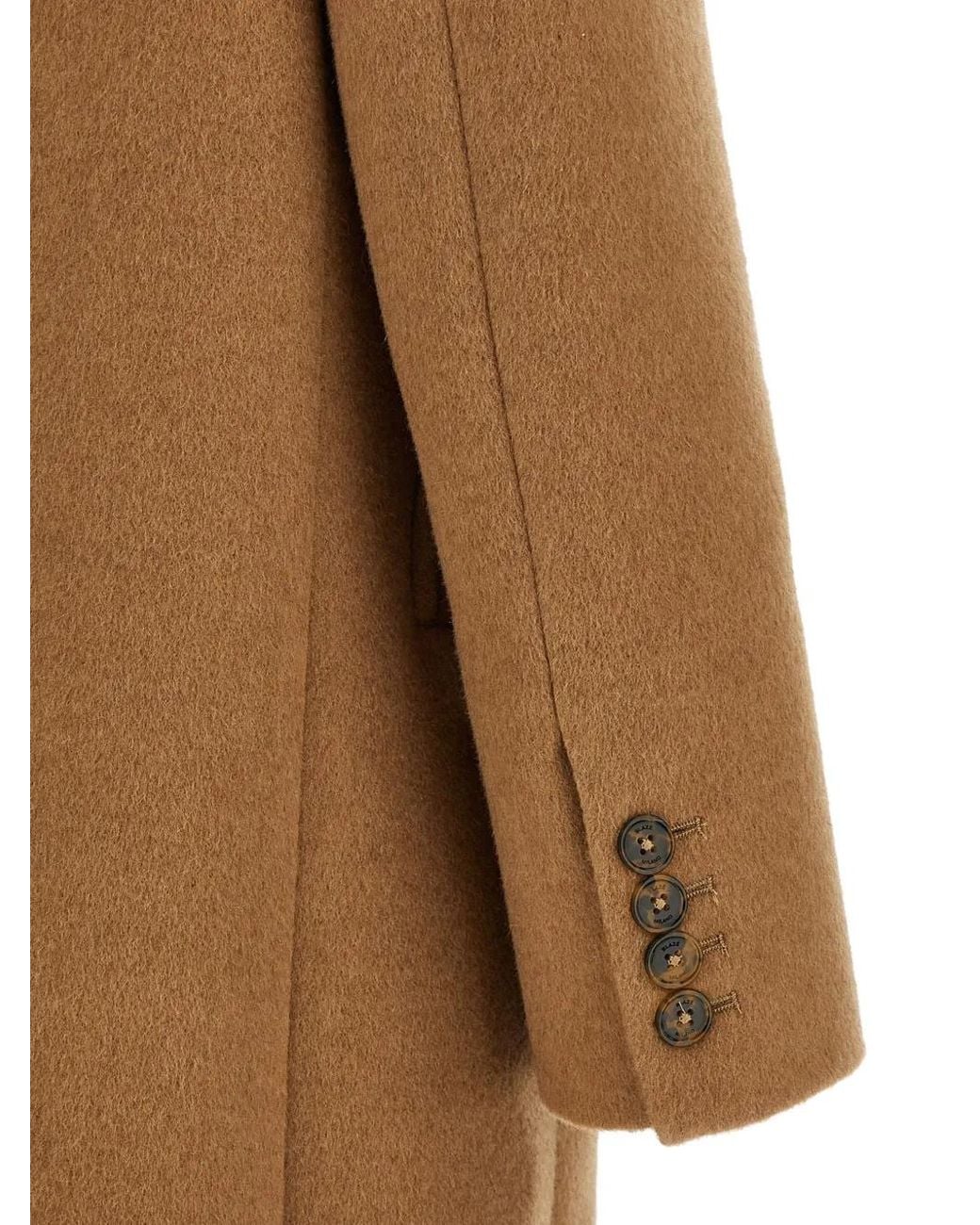 Blazé Milano Natural Mylius Double-Breasted Coat