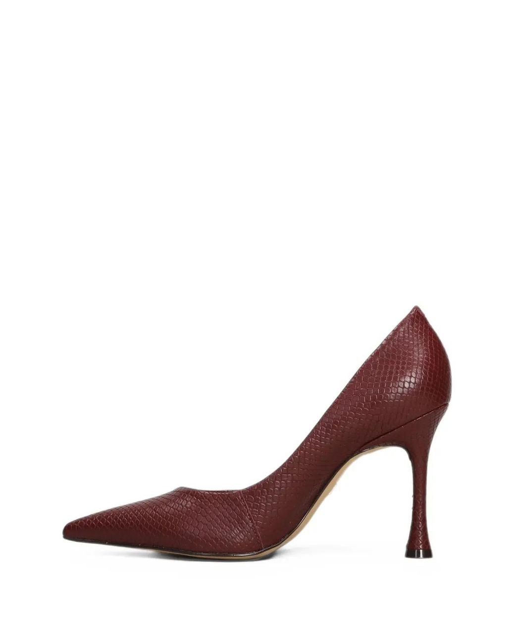 Carrano Purple Unique Pointed-Toe Pumps