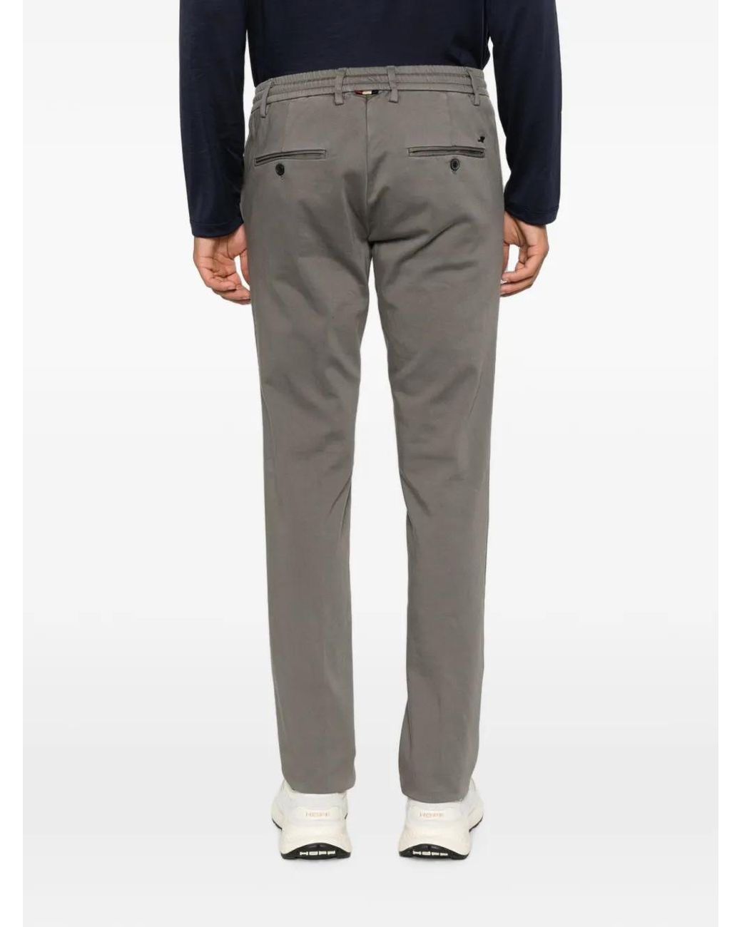Mason's Gray Pantalon Milano À Lien De Resserrage for men