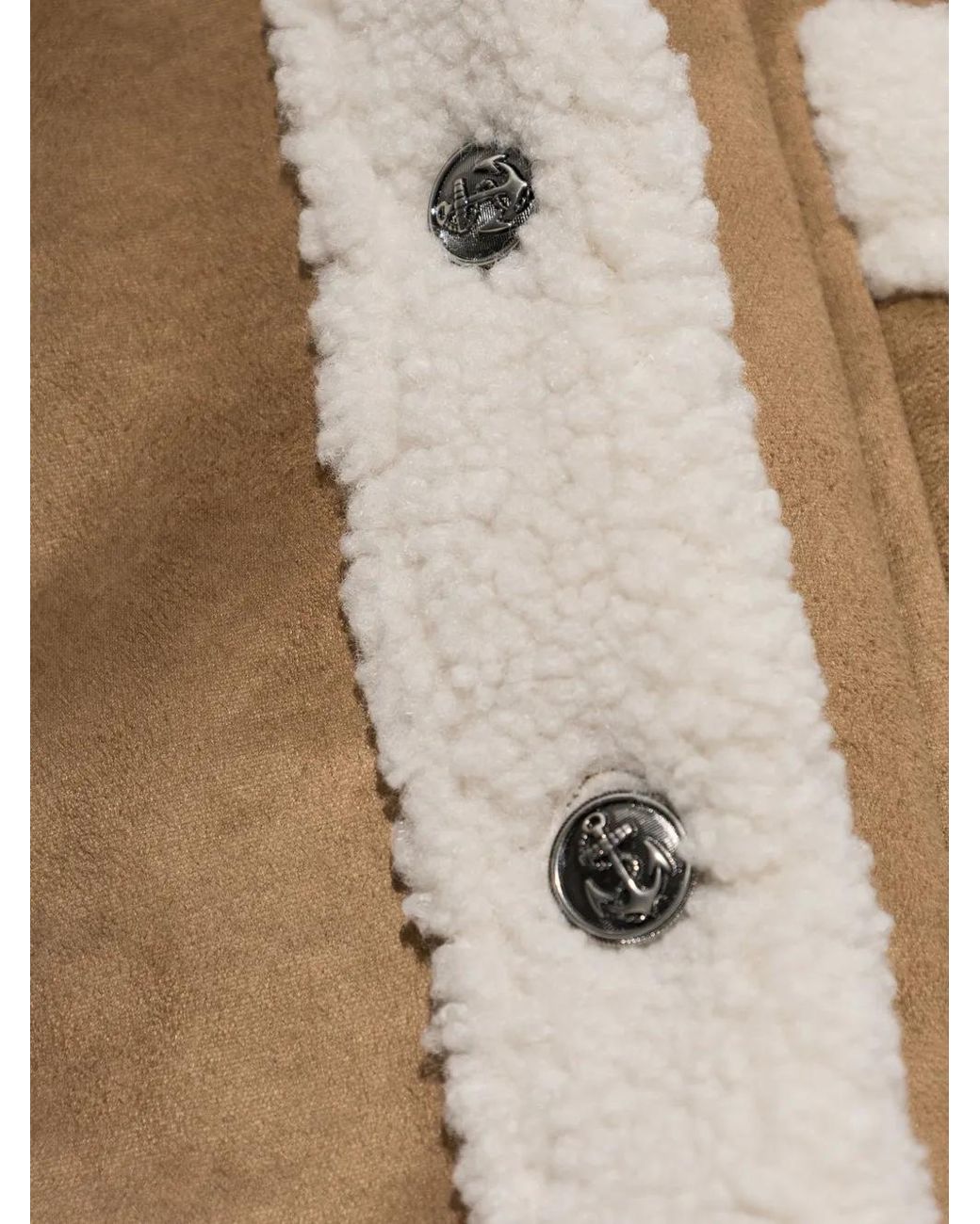 Munthe Natural Valter Teddy-Trim Coat