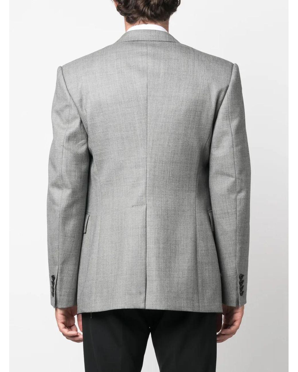 Blazer Con Botones McQueen de hombre de color Gray