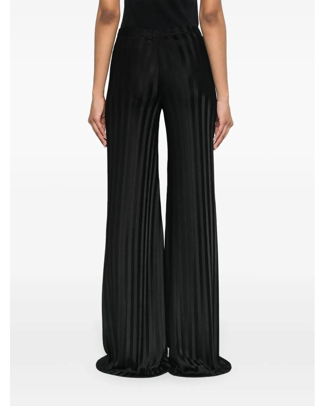 Tom Ford Black Wide-Leg Trousers