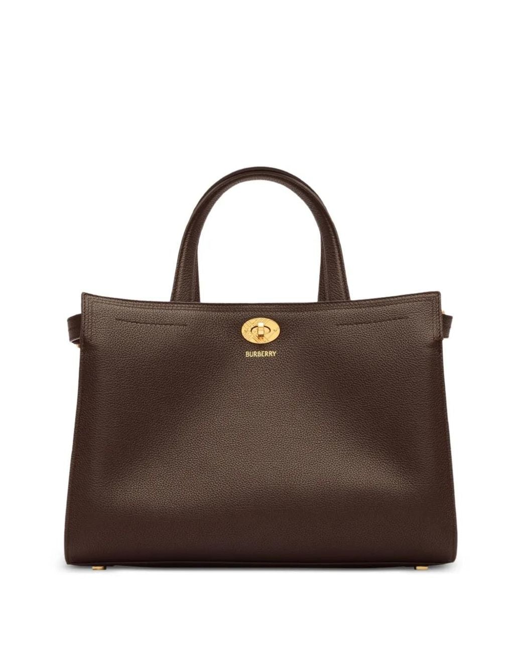 Burberry Brown Small Check Cotswolds Tote Bag