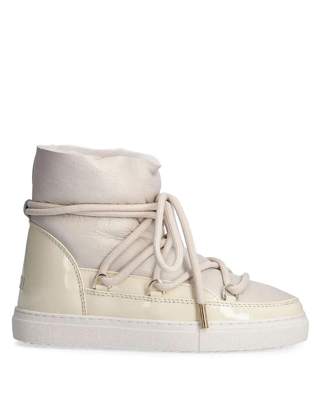 Inuikii Natural Leather Lace-Up Boots