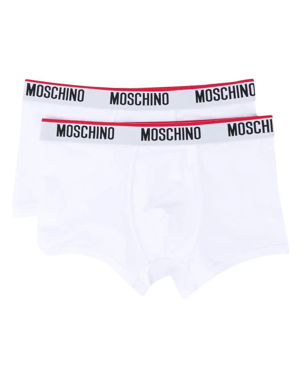 Moschino White Logo Boxers for men