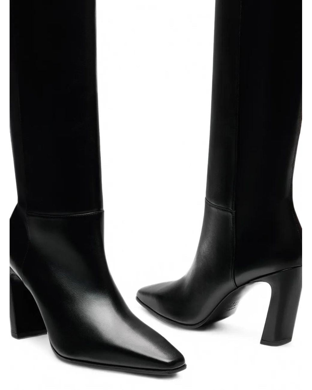 Stuart Weitzman Black Stassi Knee-High Boots