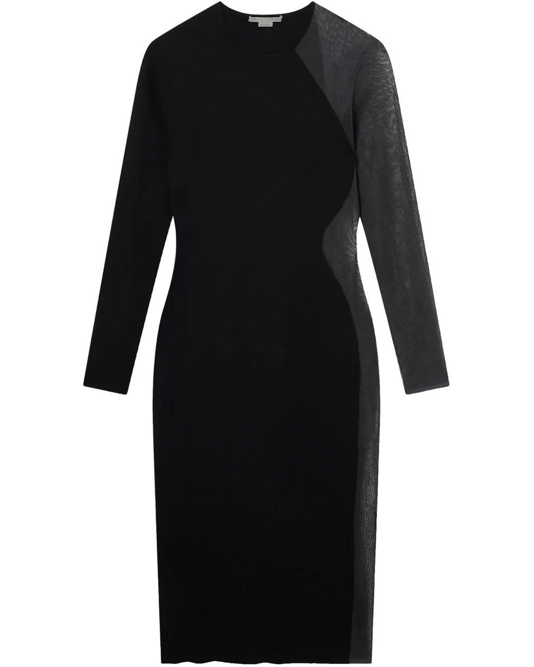 Stella McCartney Black Miracle Midi Dress