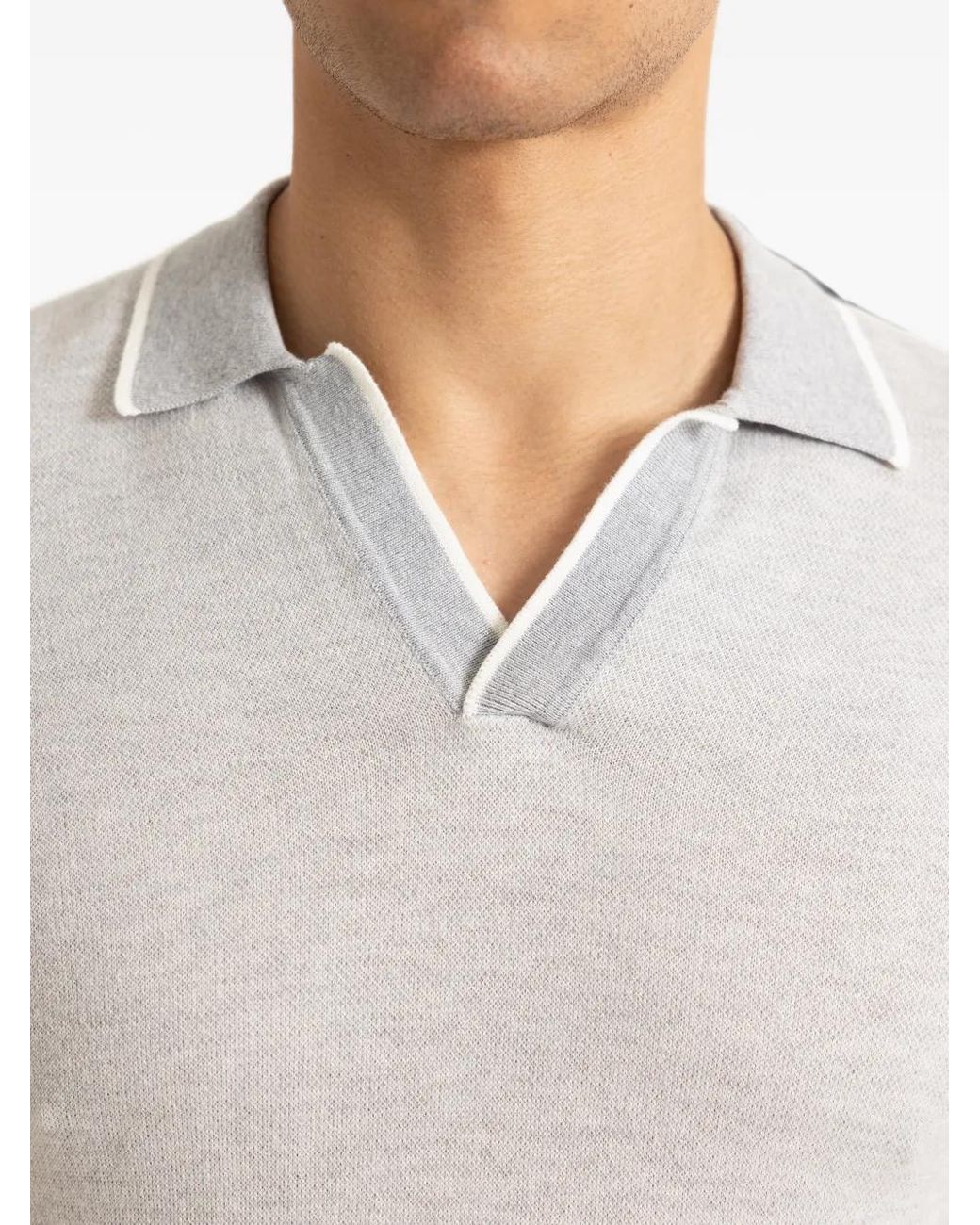 Orlebar Brown Gray Horton Polo Shirt for men