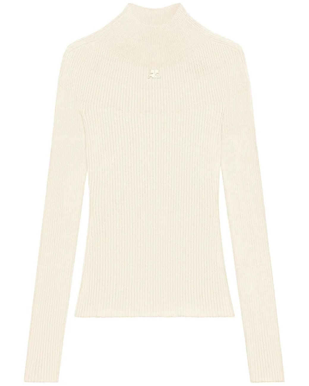 Jersey Solar Courreges de color White
