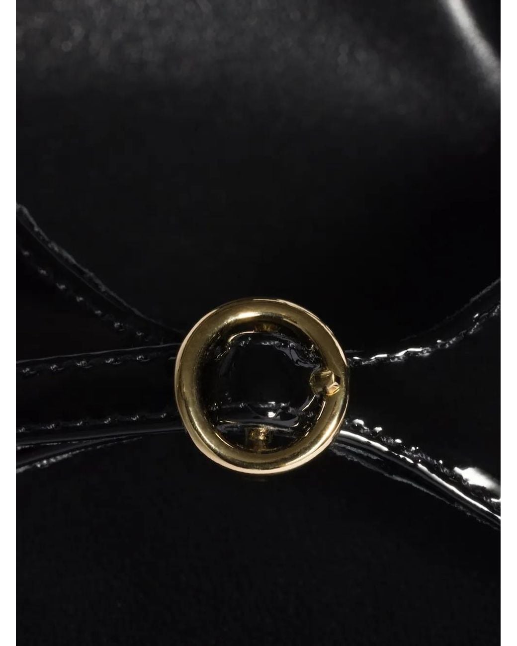 Miu Miu Black Buckle Leather Sandals