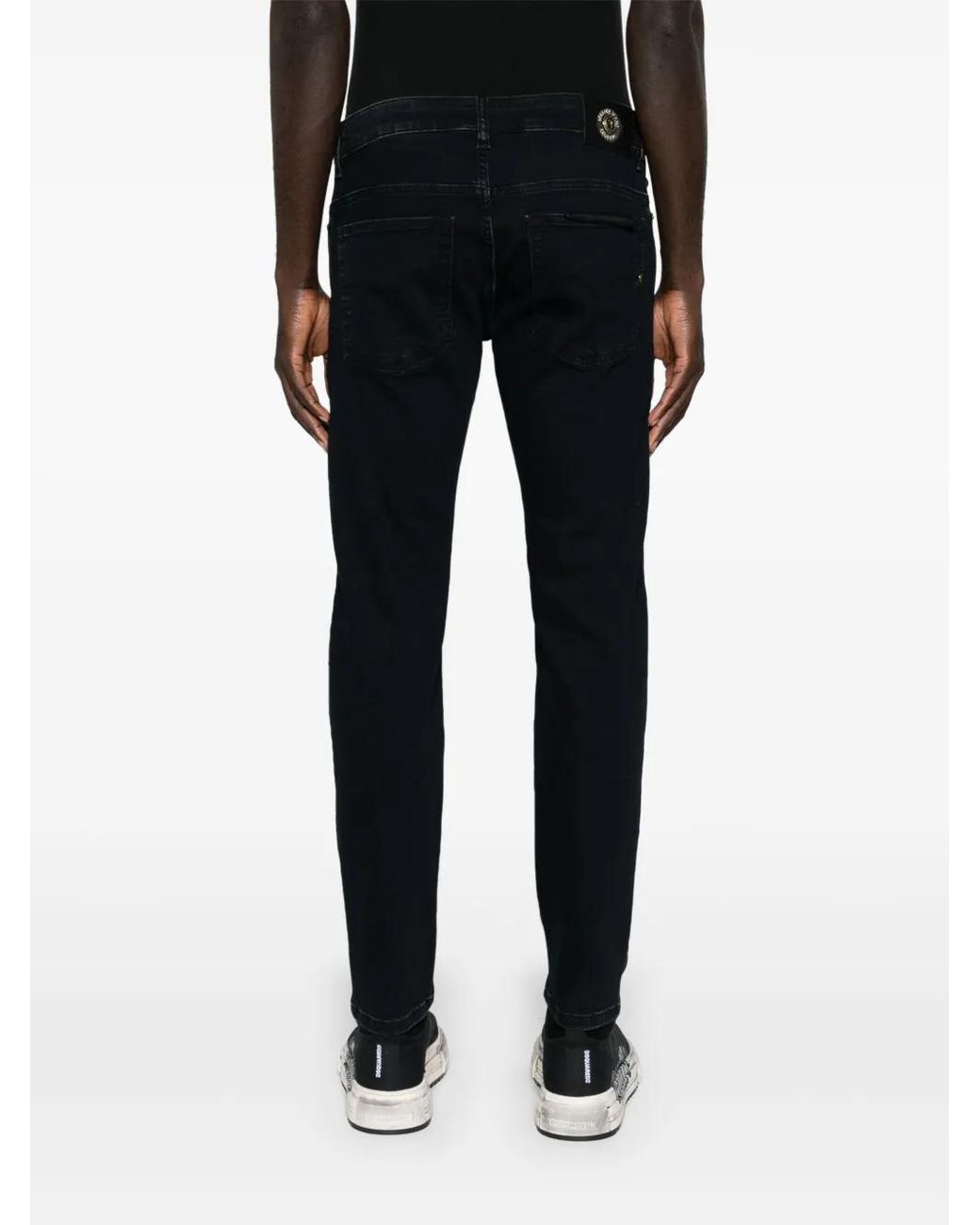 Versace Jeans Couture Black Dundee Skinny-Leg Jeans for men