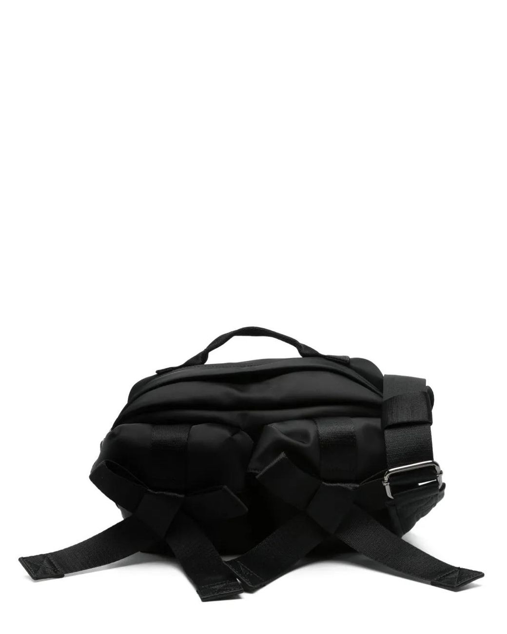 Simone Rocha Black Beaded Classic Bow Crossbody Bag