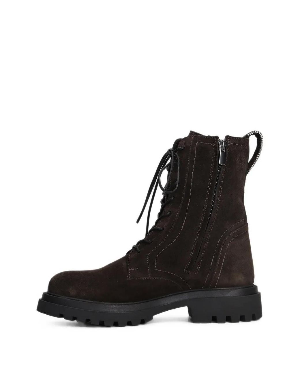 Bibi Lou Black Kael Suede Combat Boots