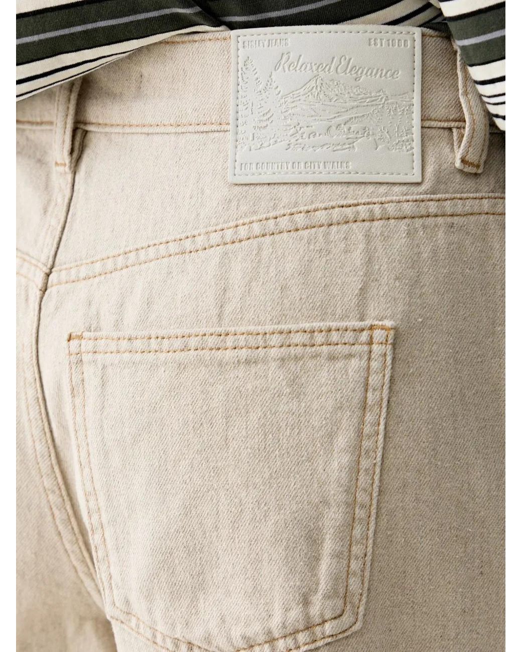 Sisley Natural Short Ample À Bords Francs