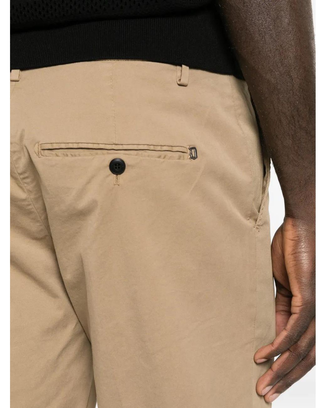 Dondup Natural Cuffed Trousers for men