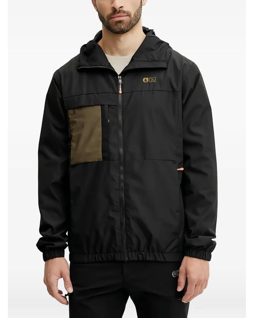 Picture Black Stall Hooded Performance Jacket for men