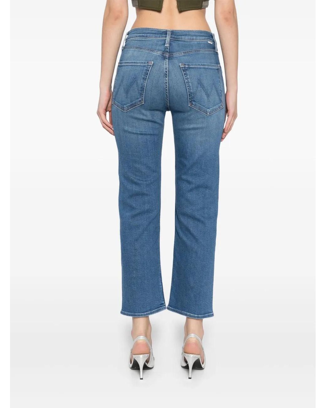Mother Blue The Tomcat Ankle Jeans