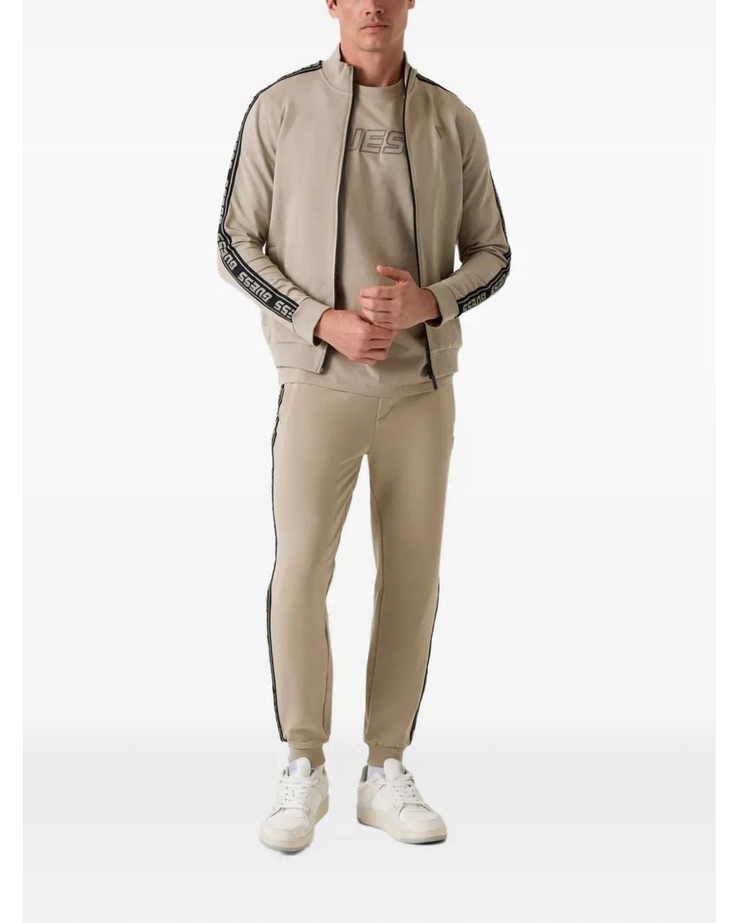 Guess Natural Full-Zip Sweatshirt for men