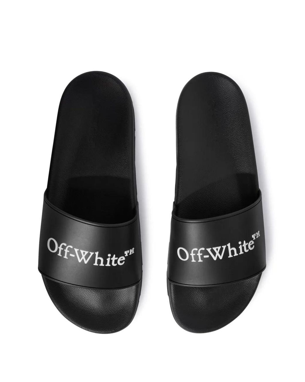 Off-White c/o Virgil Abloh Black Off Bookish Sliders for men