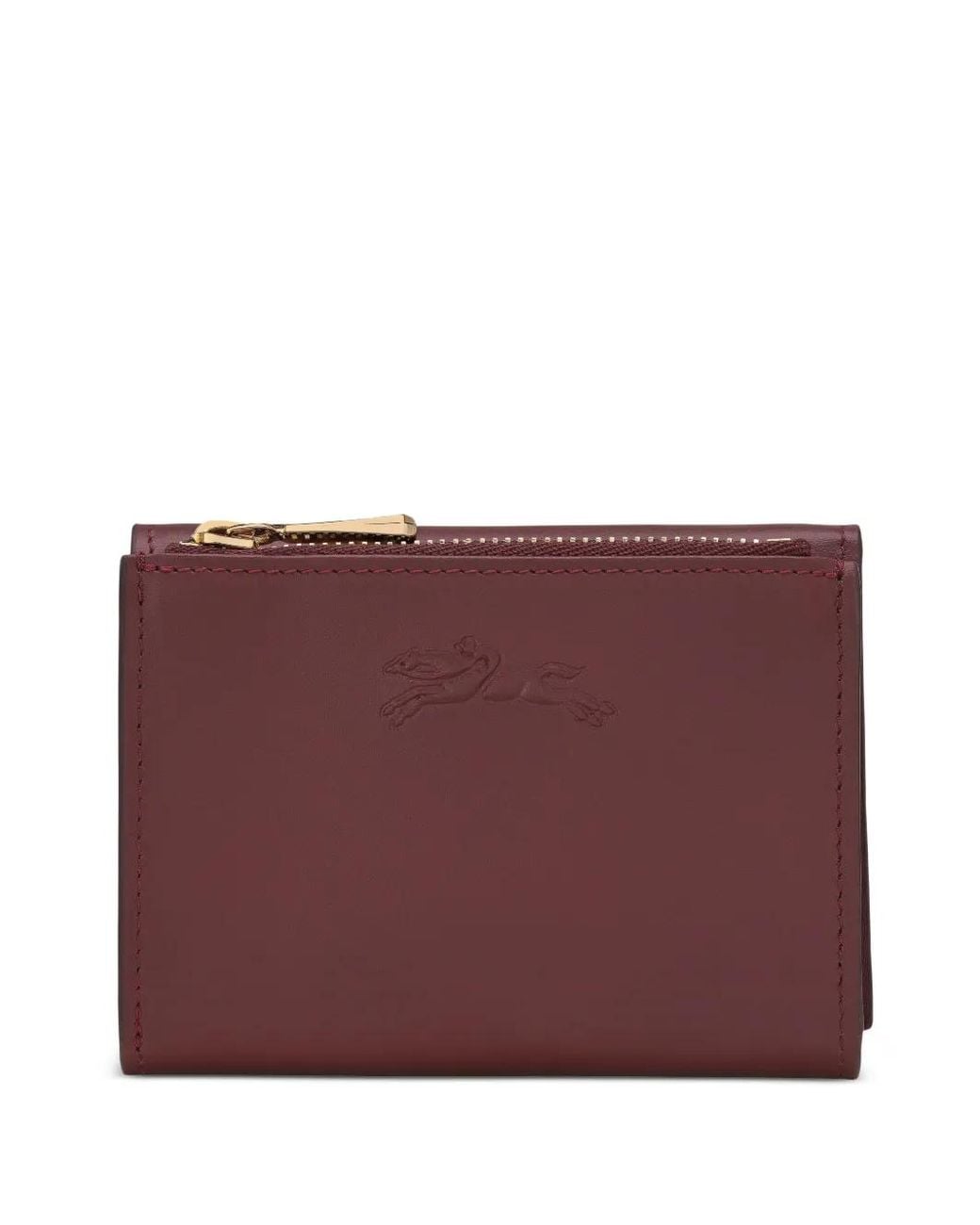 Longchamp Purple Épure Compact Zip Wallet