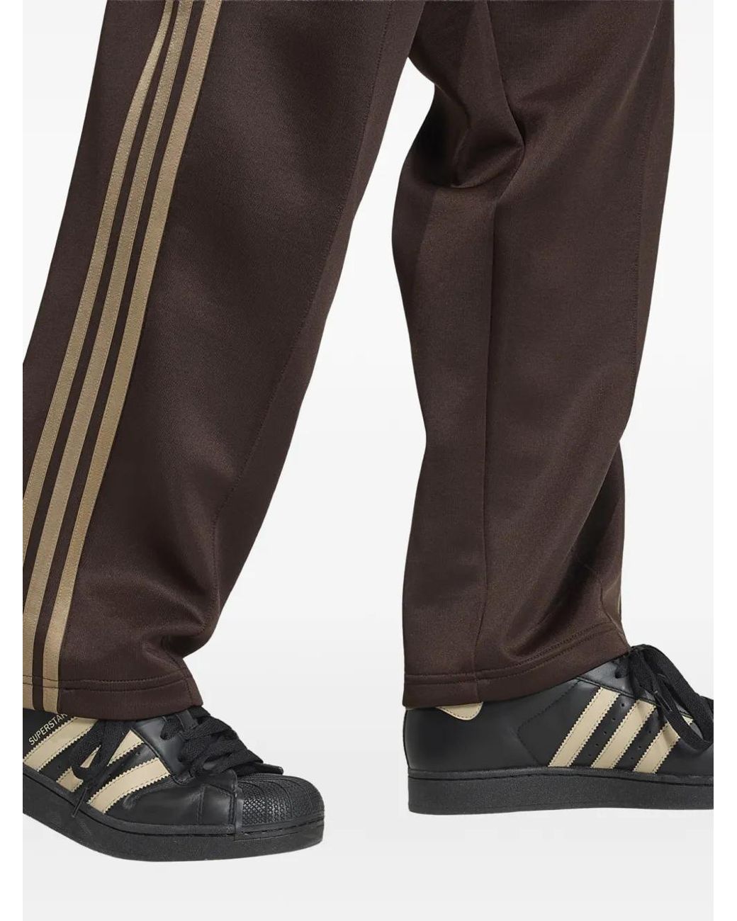 Adidas Brown Spacer Track Pants for men