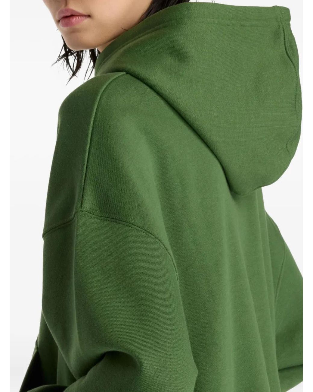 New Balance Green Flower Hoodie