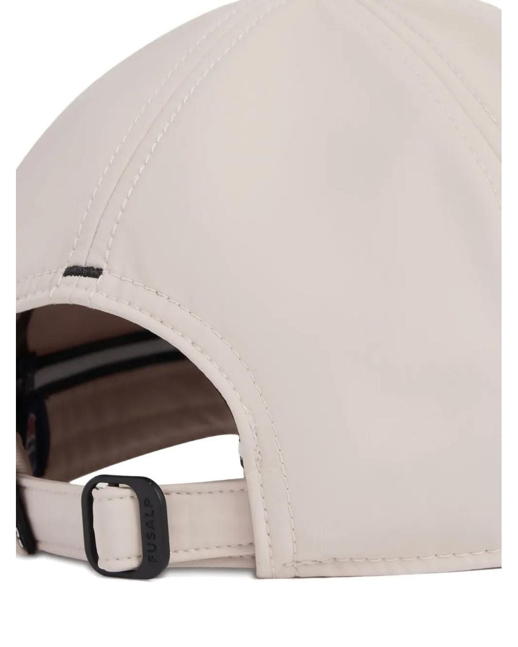 Fusalp White Raining Badge-Detail Cap