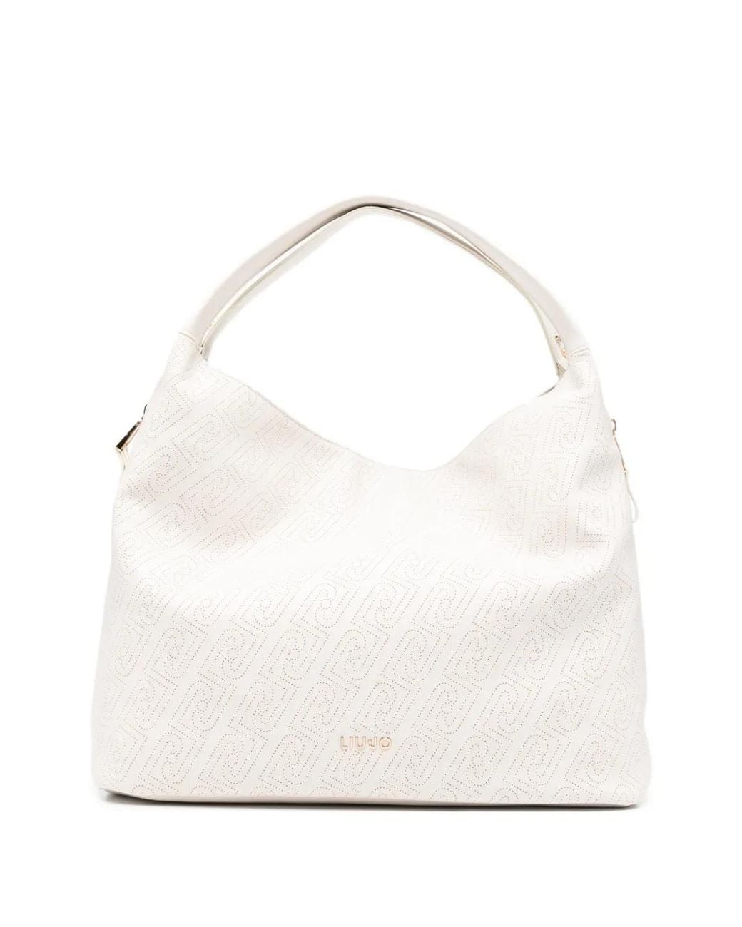 Liu Jo White Patterned Tote Bag