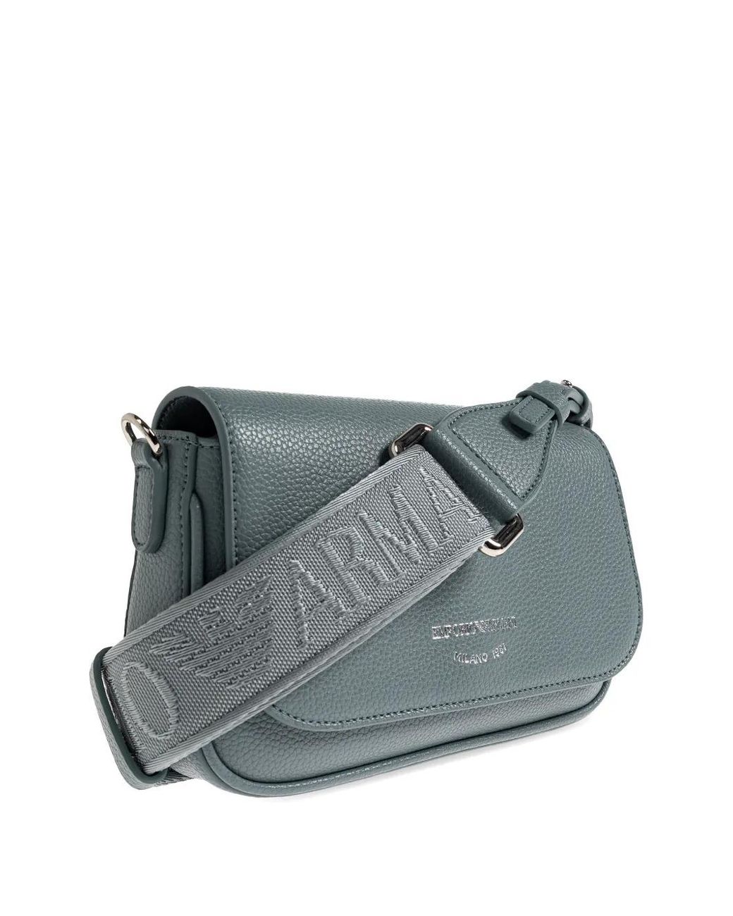 Emporio Armani Gray Sac À Bandoulière À Bride Détachable