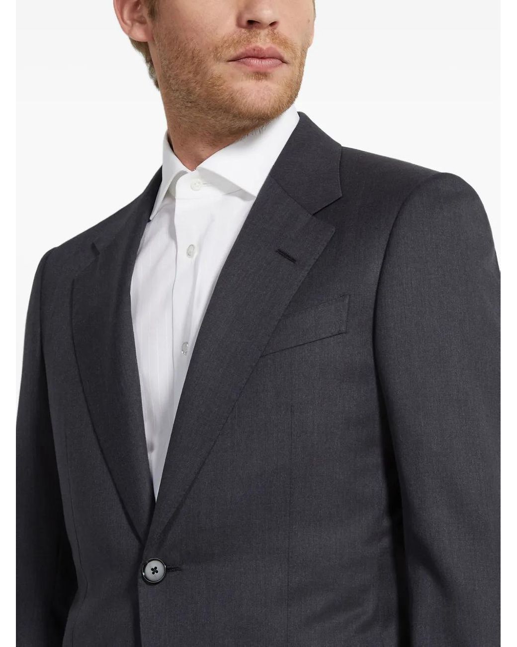 Zegna Blue Centoventimila Wool Suit for men