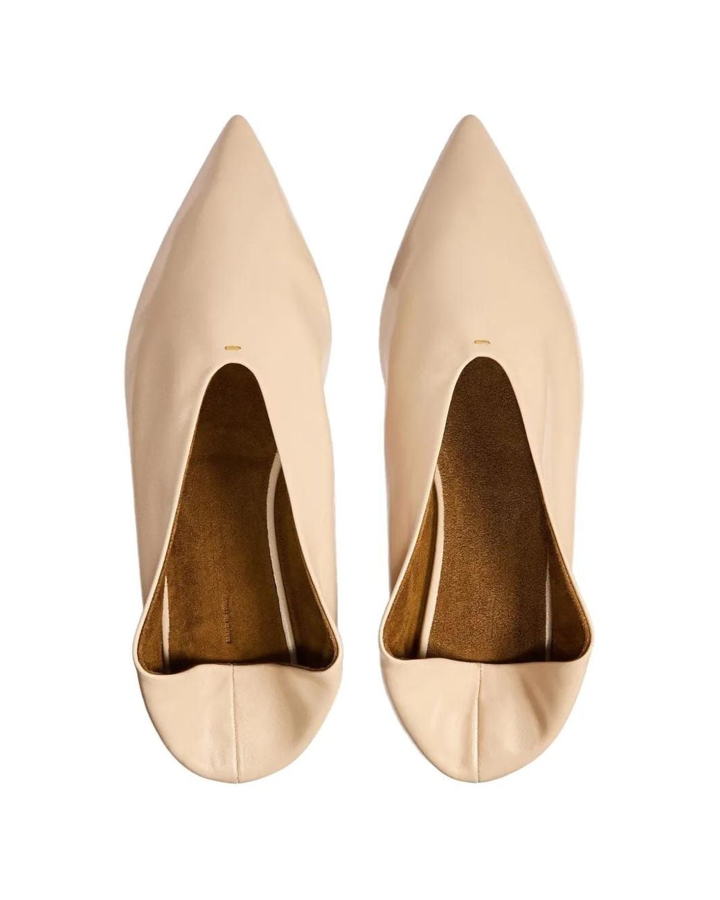 Khaite White Miriam Ballerinas