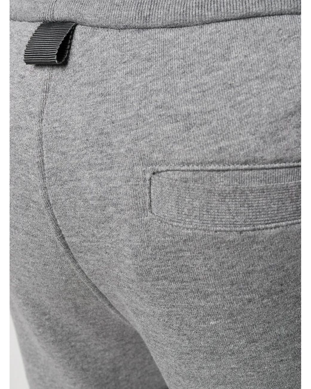 Thom Browne Gray Loopback 4-Bar Sweattrousers for men